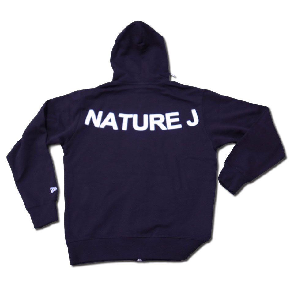 NEW ERA×ネイチャージモン×ダチョウ俱楽部40thパーカー：バックスタイル