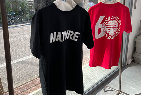 WIND AND SEA×ネイチャージモンコラボ「NATURE」Tシャツ