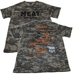 ミートソルジャーグルメ祭り 迷彩スペシャルTシャツ2015