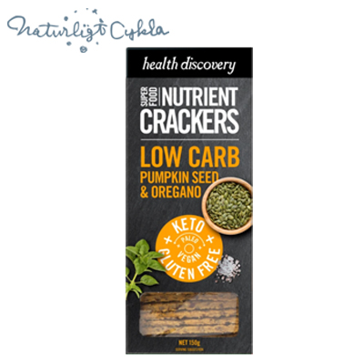 【取寄せ】【メーカー在庫なくなり次第終売】ホールサム（Wholesum）ロカボクラッカー パンプキンシード＆オレガノ 150g