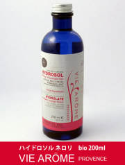 【お取寄品】ヴィアローム(Vie arome) ハイドロソル ネロリ bio 200ml  【化粧水・オーガニック・ハーブウォーター・敏感肌・敏感肌・しわ・たるみ】