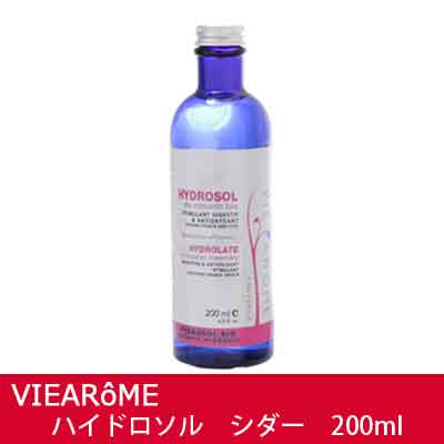 【お取寄品】ヴィアローム(Vie arome) ハイドロソル シダー bio 200ml【化粧水・オーガニック・ハーブウォーター・髪・薄毛・頭皮】