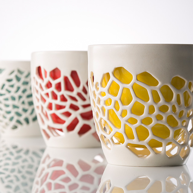 ミナモノモアレカップ 〜作り手 アサ佳さん（岐阜県土岐市）