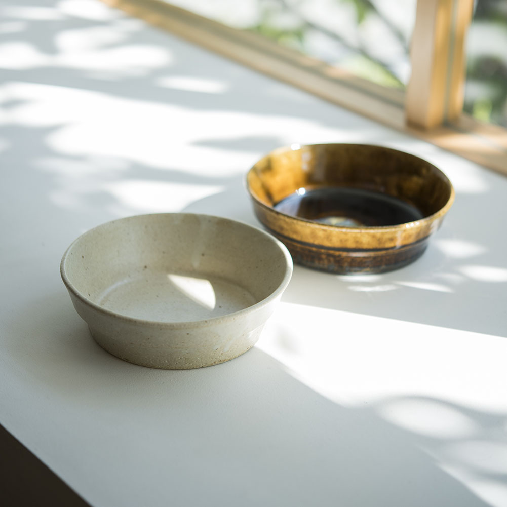 台形鉢（盛り鉢・スープ皿・ディッシュ）｜ 河内啓さん（岐阜県土岐市）民