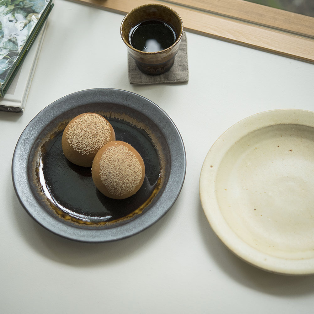 るみちゃん、７寸カレーパスタ皿 大深皿 22cm カレー パスタ皿 7寸鉢 ネプチューン 紺 青系 日本