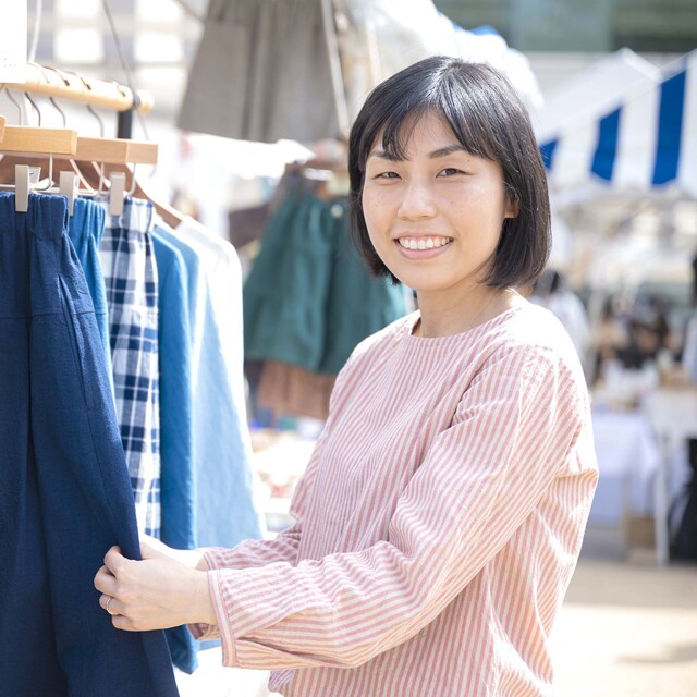 限定セール！ 新品！ プープレ 花柄 ワンピ 麻 あじさい 日本製 ノースリーブ 限定セール！ 新品！ プープレ 花柄 ワンピ 麻 紫陽花 日本製