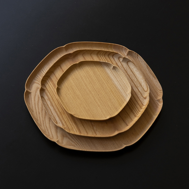 KITO｜ 雪輪盆 （小／中／大） ＜ケヤキ＞ 四十沢木材工芸（石川県輪島市）