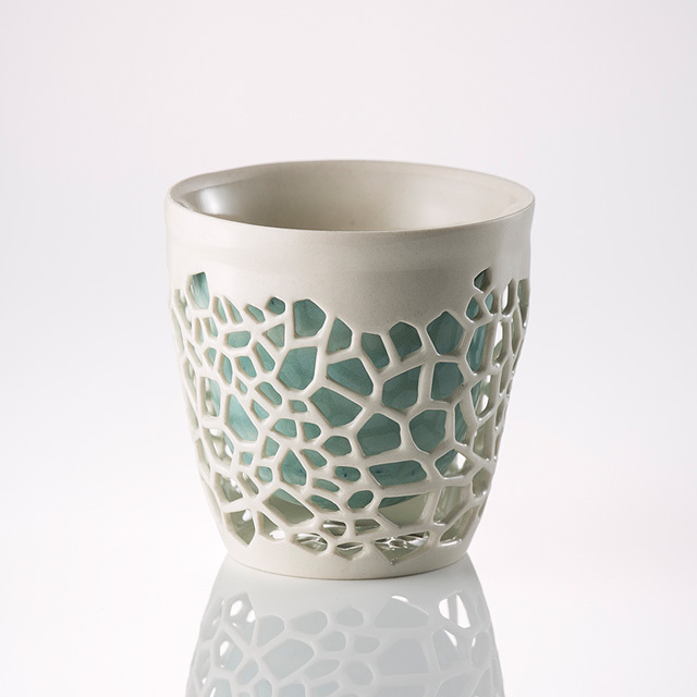 ミナモノモアレカップ 〜作り手 アサ佳さん（岐阜県土岐市）