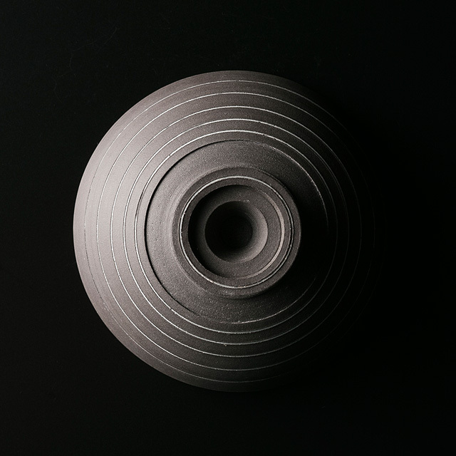 T.I.E　飯碗（黒褐色2） 〜作り手 アサ佳さん（岐阜県土岐市）