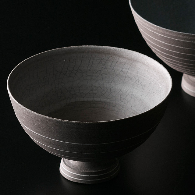 T.I.E　飯碗（黒褐色2） 〜作り手 アサ佳さん（岐阜県土岐市）