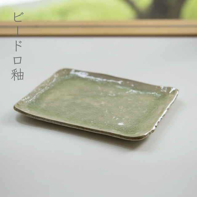 角皿 ・ 中 （プレート・長皿・平皿・焼き魚・生姜焼き）｜河内啓さん