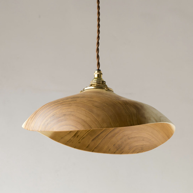 ピーコンライト　木製シェード GRAIN ウッドシェードペンダント - ゼネラルストアオルネ(ゼネラル