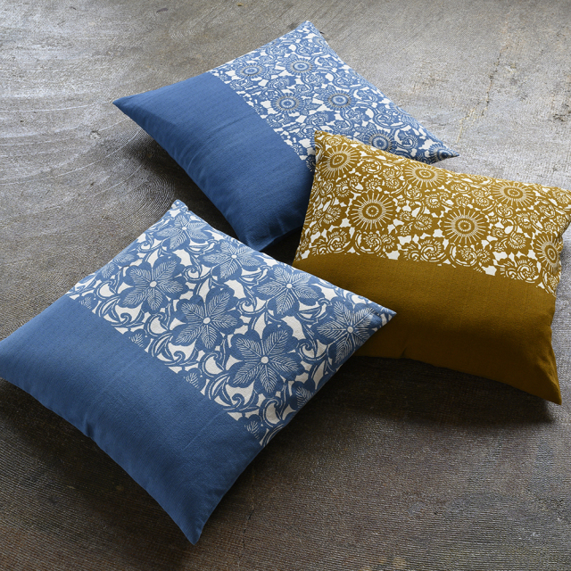 座布団カバー　銘仙判