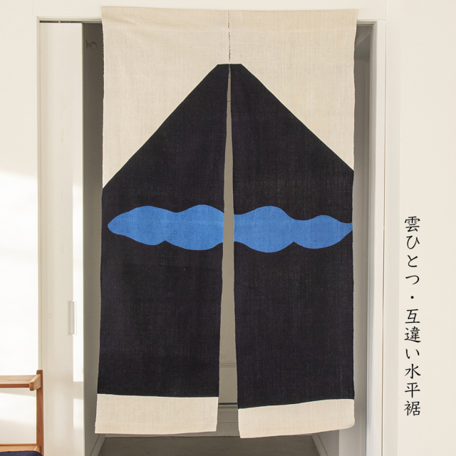 のれん　富士山