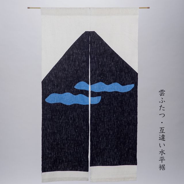 のれん　富士山