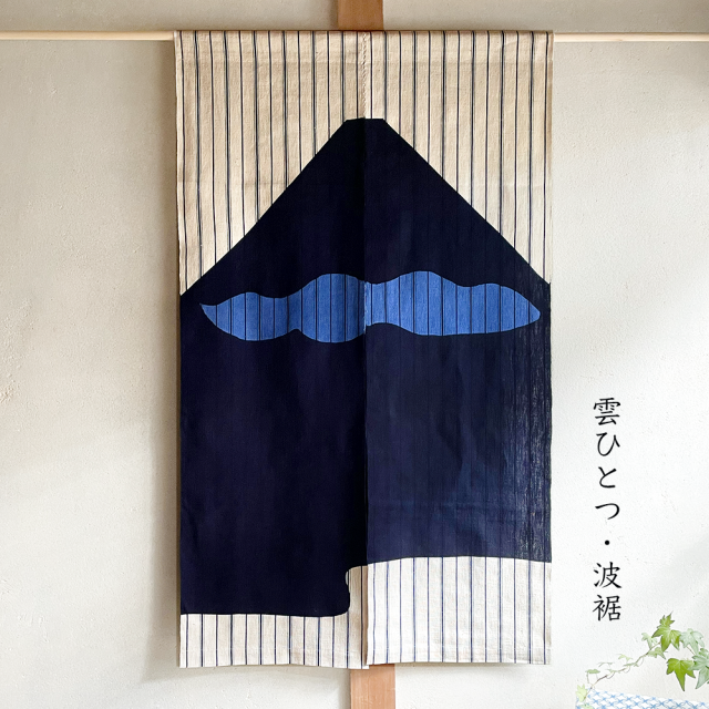 のれん　富士山