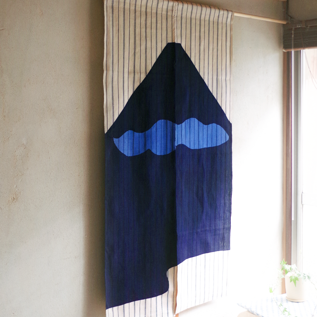 のれん　富士山