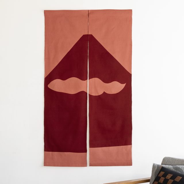 のれん　富士山