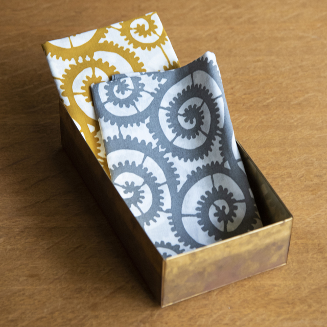 蛸唐草　手拭い