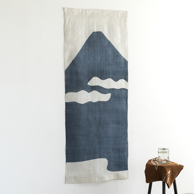 山内武志　タペストリー　富士山　麻