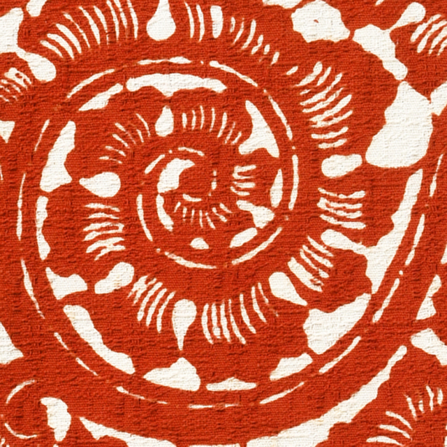 山内武志　椅子敷き　唐草