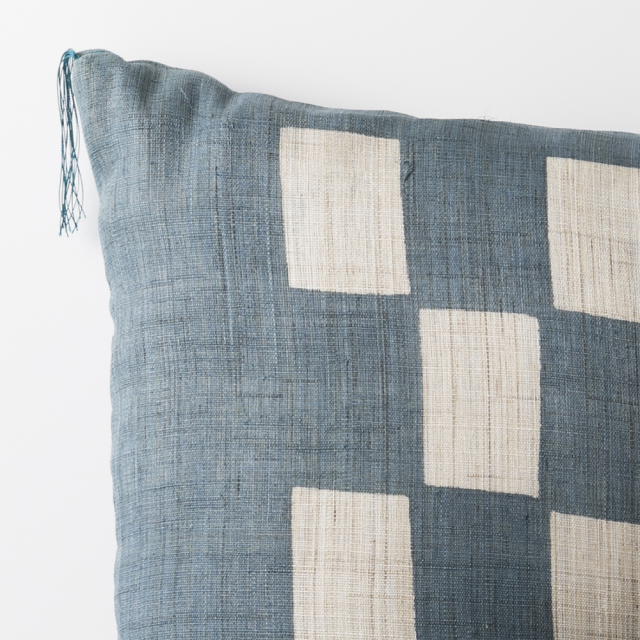 座布団　銘仙　麻