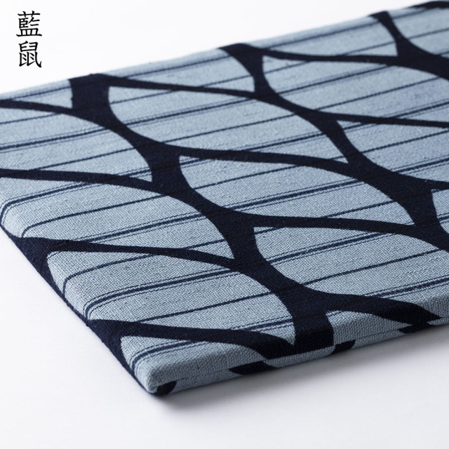 山内染色工房 型染め 椅子敷き 3枚セット 山内武志 チェアパッド 藍染 民藝