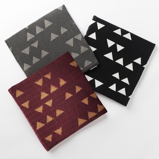 【大】型染めの椅子敷き＜鱗（うろこ）＞綿スラブ｜山内武志さん（山内染色工房／アトリエぬいや） 静岡県浜松市 チェアマット