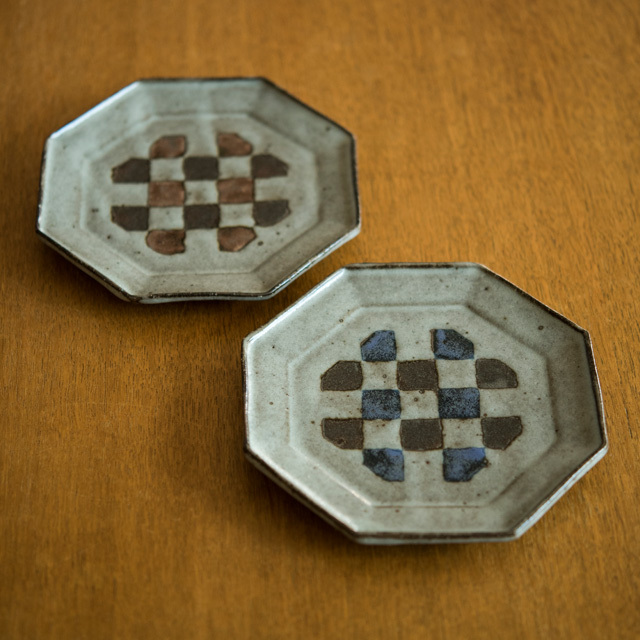 岡村宜治　掛分菱釉