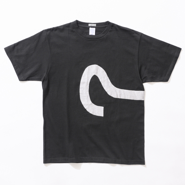 原明子 アートなTシャツ【XL】（ブラック）［Pop-Up Studio（静岡県）] ポップ アップリケ モダンアート　