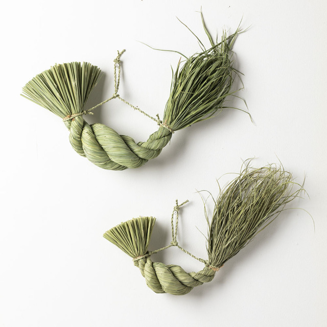 正月飾り藁細工　歯ブラシ屋さんR特注 正月飾り藁細工 歯ブラシ屋さんR特注 INAKEN 稲藁飾り / 稲藁研究