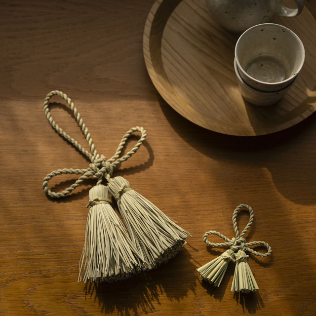 南信州の藁細工 しめ飾り ＜瑞（ずい）＞｜長野県 藁細工 わら細工 手