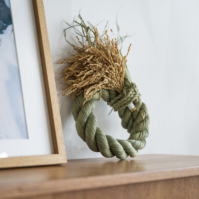 南信州の藁細工 しめ飾り ＜円満（えんまん）＞｜長野県 藁細工 わら