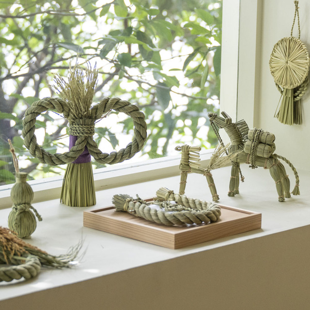 南信州の藁細工 しめ飾り ＜天涯一望（てんがいいちぼう）＞｜｜長野県