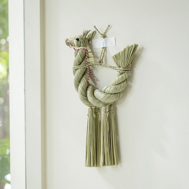 南信州の藁 しめ飾り