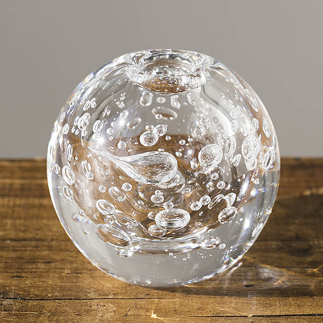 水泡 丸 一輪挿し 〜がらす工房 空良 石垣幸秀さん〜｜N Drive SHOP