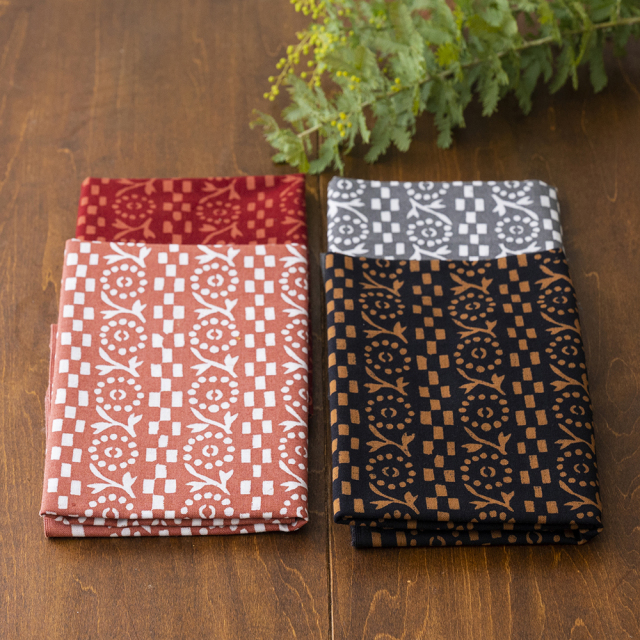 New】 型染めの手ぬぐい ＜印花更紗＞ ｜ 山内武志さん（山内染色工房