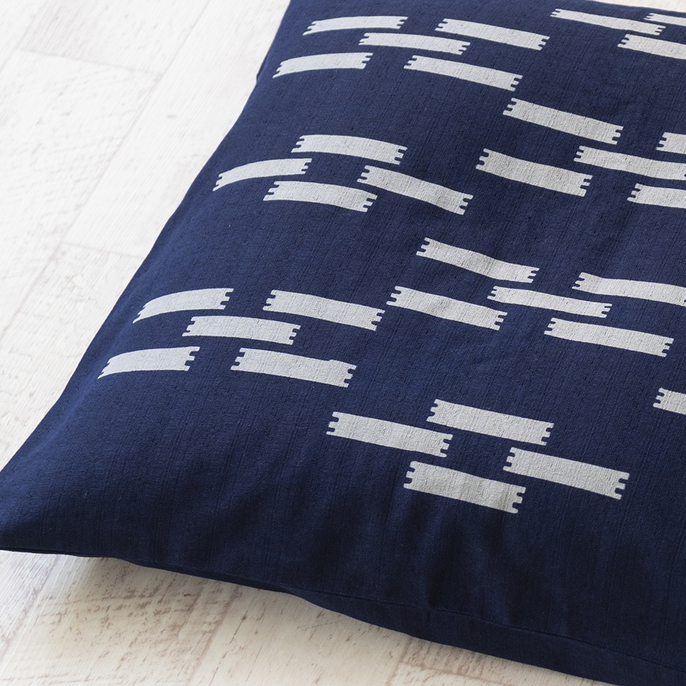 藍染座布団2点 藍染座布団逸品三枚セット