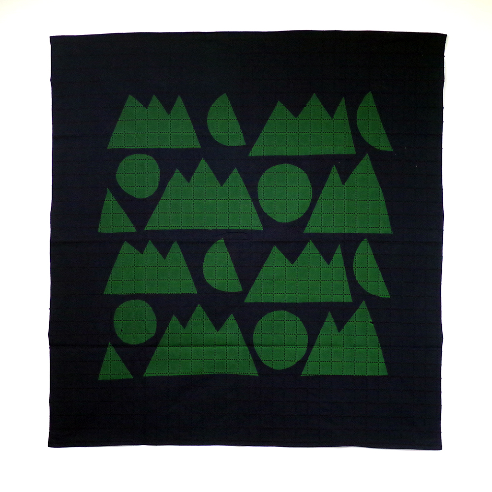 刺し子　日月山　