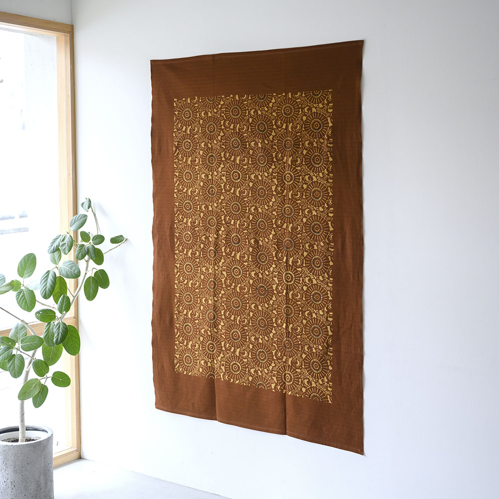 新品　山内武志 型染め マルチクロス　110× 165 新品 山内武志 型染め マルチクロス 110× 165