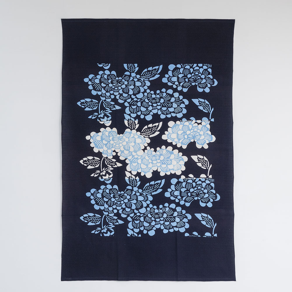 型染めのマルチクロス ＜牡丹＞段染め｜山内武志さん（山内染色工房・アトリエぬいや）マルチクロス・テーブルクロス・スロー