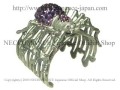 【ネクロマンス NECROMANCE】 スパイダーカフブレスレット Spider Cuff Bracelet ＜パープル/Purple/紫＞ 蜘蛛