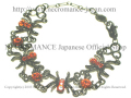 ラインストーン スパイダーブレスレット Rhinestone Spider Bracelet＜ライトオレンジ/Ligth Orange＞蜘蛛　【NECROMANCE ネクロマンス】