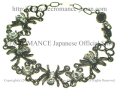 ラインストーン スパイダーブレスレット Rhinestone Spider Bracelet ＜クリア/Clear/透明＞ 蜘蛛　【NECROMANCE ネクロマンス】