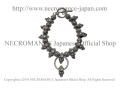 【ネクロマンス NECROMANCE】 ラージスカルブレスレット Large Skull Bracelet 骸骨