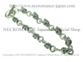 【ネクロマンス NECROMANCE】 シルバータイニースカルブレスレット Silver Tiny Skull Bracelet 骸骨