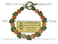 【ネクロマンス NECROMANCE】 サードオニキススカルブレスレット Sardonyx Skull Bracelet 骸骨 愛 赤縞瑪瑙