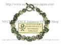 【ネクロマンス NECROMANCE】 ブラックドラゴンアゲート スカルブレスレット Black Dragon Agate Skull Bracelet 黒龍紋瑪瑙 骸骨