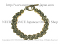 【ネクロマンス NECROMANCE】 ゴールド スカルブレスレット Gold Skull Bracelet 骸骨