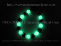 【ネクロマンス NECROMANCE】 ルミナスストーンブラスローズスカルブレスレット Luminous Stone Brass Rose Skull Bracelet 薔薇 骸骨 夜光石 Glow 蓄光